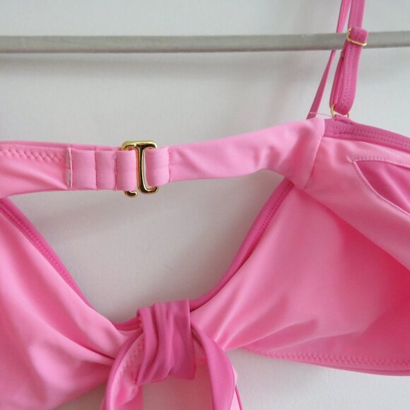 93 PLAY STREET Sophie Butterfly Bikini Top in Poppy Pink Feminine Y2K - Size M - Picture 9 of 13